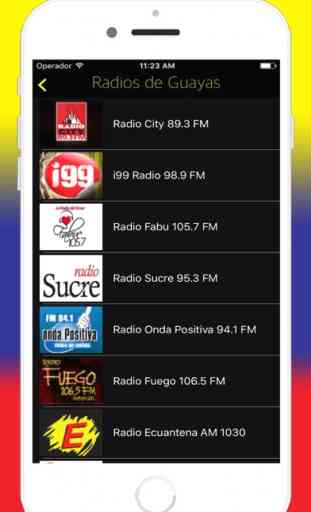 Radios Ecuador - Emisoras de Radio Online FM AM 4