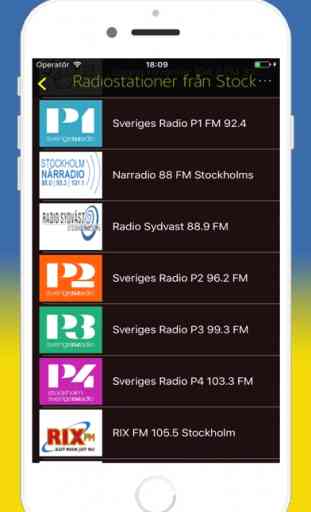 Radios Suecia - Emisoras de Radio en Vivo / Online 1