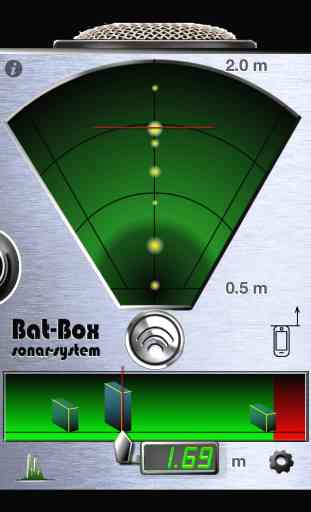 Metro 2m - Bat Box analizadora de sonido / Medición de la distancia 2