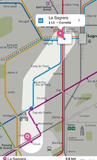 Barcelona Rail Map Lite 3