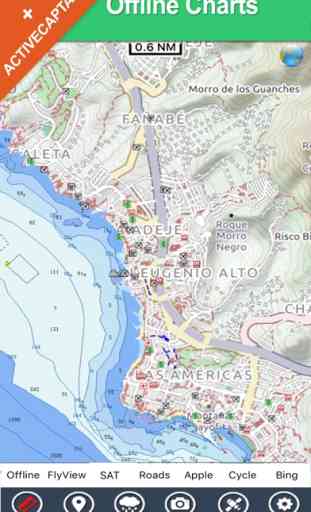 Canary Islands charts GPS map Navigator 3