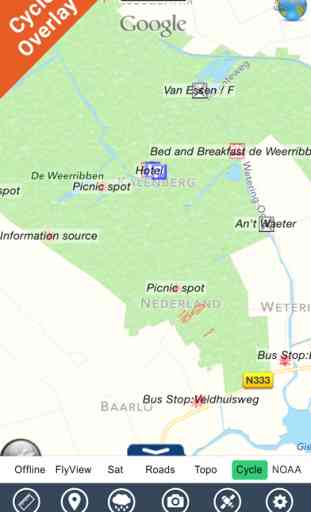 De Weerribben-Wieden NP GPS and outdoor map 2