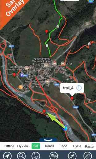Gran Paradiso Parque navegador GPS offline 1