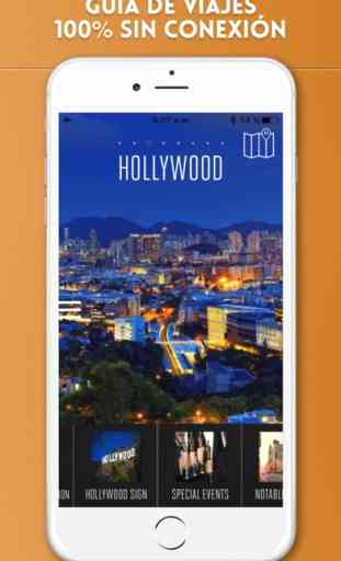 Hollywood Guía de Viaje con Mapa Offline 1