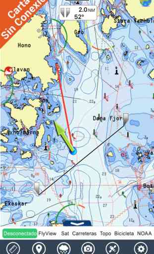 Kattegat GPS mapa para la navegación y pesca 4