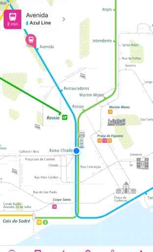 Lisboa Rail Map Lite 1