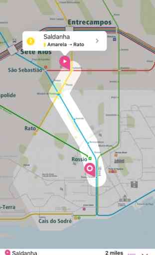 Lisboa Rail Map Lite 3