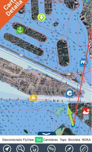 Mar Mediterráneo GPS HD Cartas 1
