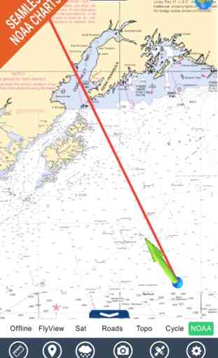 Marine : Alaska South West HD - GPS Map Navigator 1