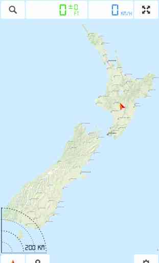 Nueva Zelandia - Mapa y navegador GPS 1