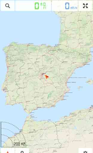 España, Portugal - Mapa fuera de línea y navegador GPS 1