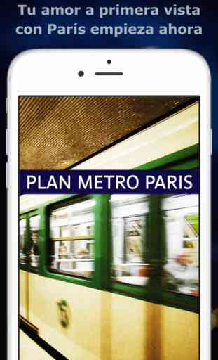 Mapa del Metro de París 1