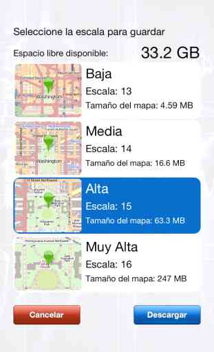Mapa fuera de línea y navegador GPS Gratis 3