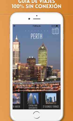 Perth Guía de Viaje con Mapa Offline 1