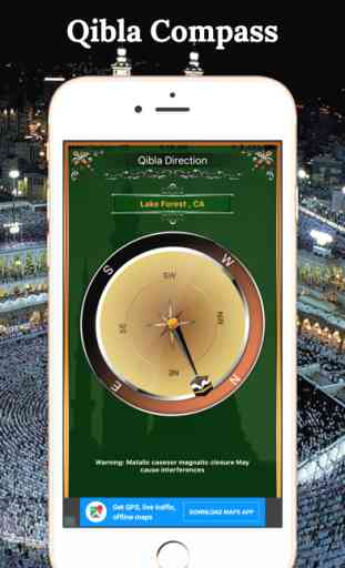 Qibla-encontrar la dirección de la Meca 1