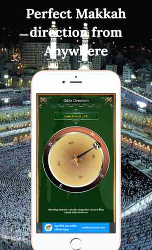 Qibla-encontrar la dirección de la Meca 3