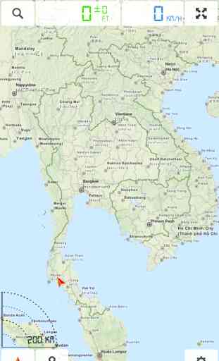 Tailandia - Mapa fuera de línea y navegador GPS 1