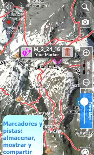 Terra Map - GPS Mapas senderos 3