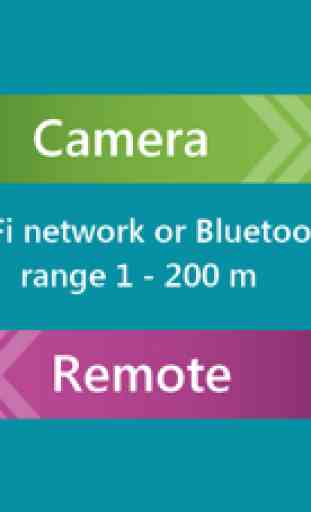 Cámara remota y selfie monitor a través de Wi-Fi y Bluetooth 1