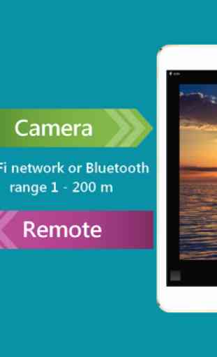 Cámara remota y selfie monitor a través de Wi-Fi y Bluetooth 2