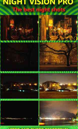 Noche cámara de visión - verdad! HDR - ver en la oscuridad (real NightVision en el modo de luz baja) gafas binoculares verdes con zoom (vídeo, fotos) y Pro carpeta secreta 1