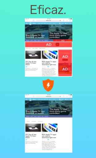 Ad Vinci Plus - Bloqueador de anuncios y seguimiento para una navegación rápida con Safari 3