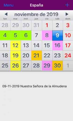 Almanac - Calendario Festivos 3