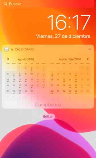 Widget Calendario 1