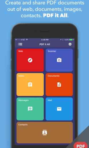 PDF it All: PDF Printer and Converter on the go 1