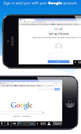 VirtualBrowser para Chrome™ Navegador con Flash browser, Java player y Extensiones - versión iPhone 4