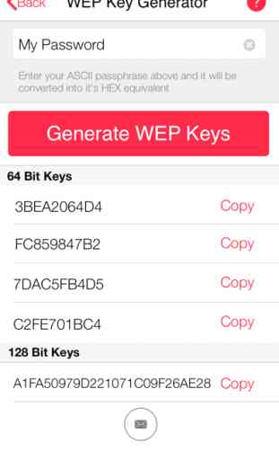 WEP Secure Pro - WEP Key Generator, WPA KeyGen & WiFi Random Password Generator 1