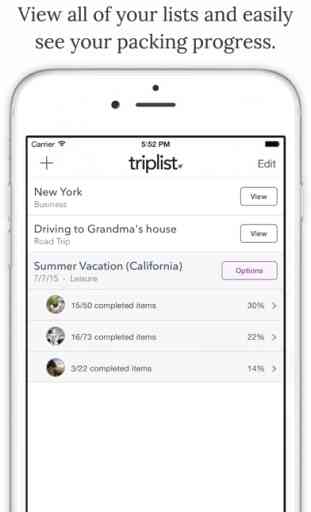 TripList - La aplicación para listas de viaje 1