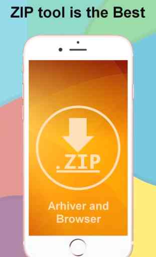 ZIP UNZIP Archiver Aplicación y navegador 1