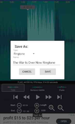 Ringtone Maker - crea tono de llamada con música 4
