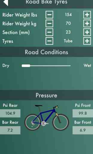 Bike Workshop  : Tire Pressure Calculator, Gear Ratio Calculator, and Speedometer 4