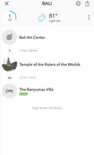 Bali - mapa sin conexión con guías de ciudades 4