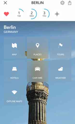 Berlín - mapa sin conexión con guías de ciudades 1