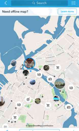 Dubái - mapa sin conexión con guías de ciudades 2
