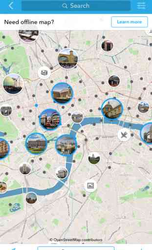 Londres - mapa sin conexión con guías de ciudades 2