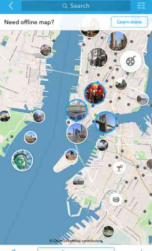 Nueva York - mapa sin conexión con guías de ciudad 2