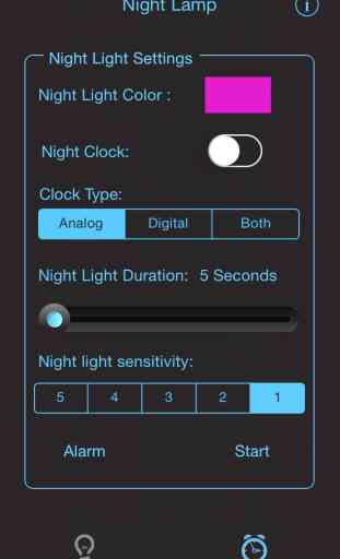 Night Light LITE - 3-EN-1: luces de la noche, el ruido del sensor, el LED del estado de ánimo de la lámpara y el reloj 3