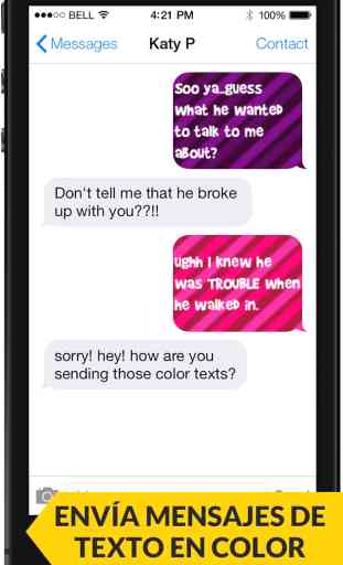 Mensajes de texto en color - Color Text Messages 1