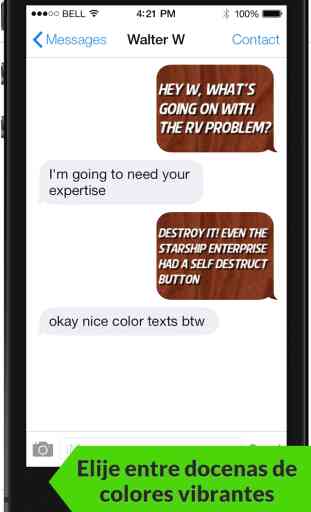 Mensajes de texto en color - Color Text Messages 3