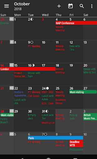 aCalendar - Android Calendar 3