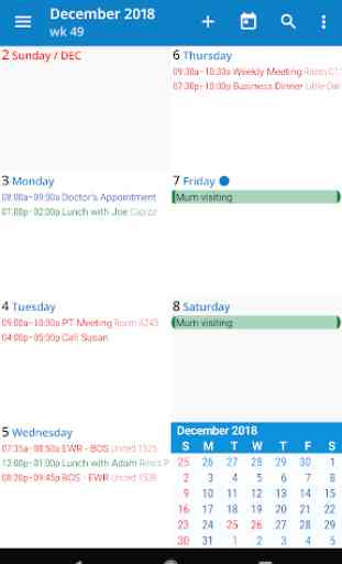 aCalendar - Android Calendar 4