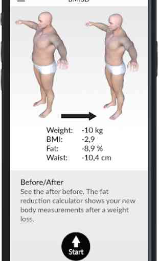 BMI 3D - Body Mass Index and body fat in 3D 2