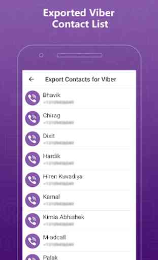 Export Contacts Of Viber : Marketing Software 3