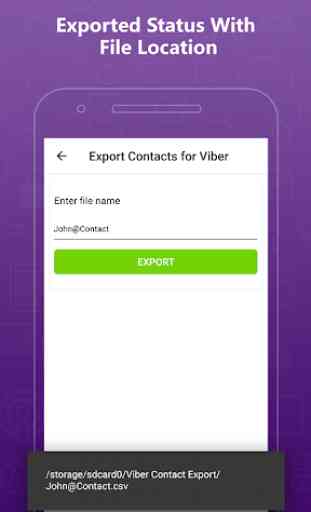 Export Contacts Of Viber : Marketing Software 4
