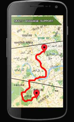 GPS ruta descubridor mapa 1