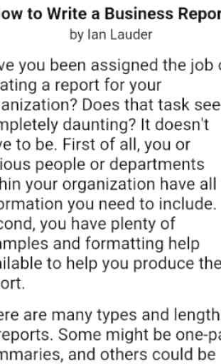 HOW TO WRITE A REPORT 4